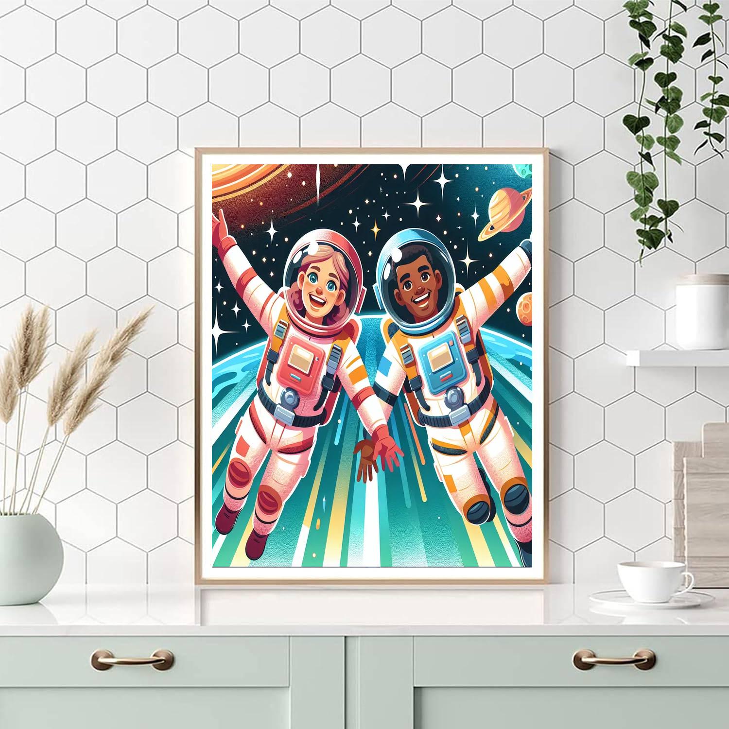 Joyful Space Quest Paint By Numbers