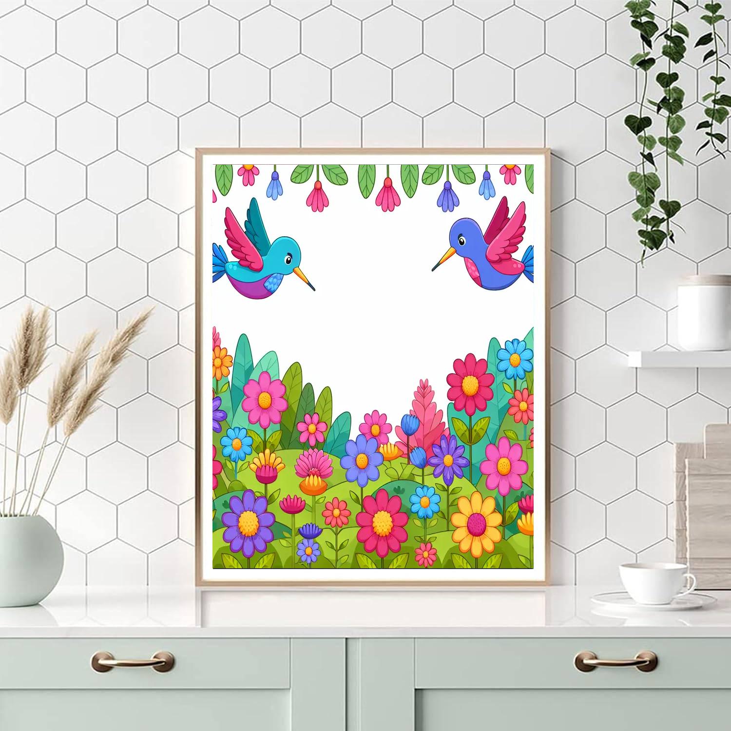 Harmony In Hummingbird Haven Paint By Numbers