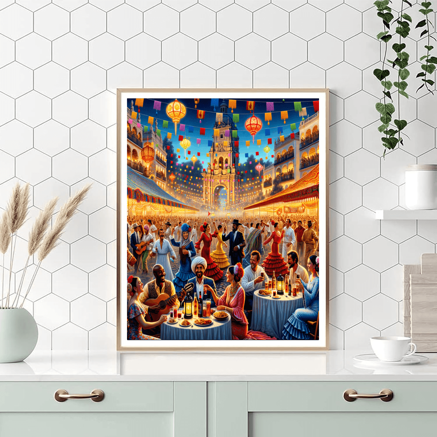 Feria De Málaga - Spain Painting Number Kit