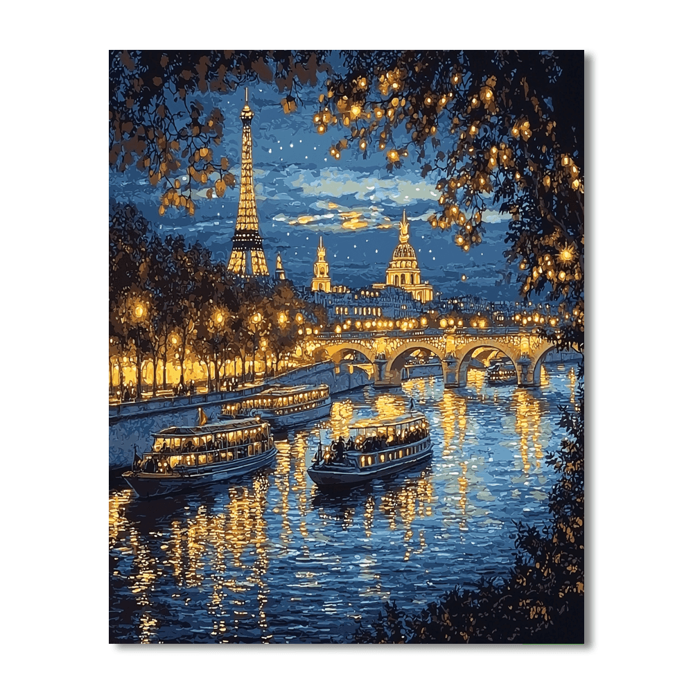 Seine River Cruise Paint By Numbers Kits