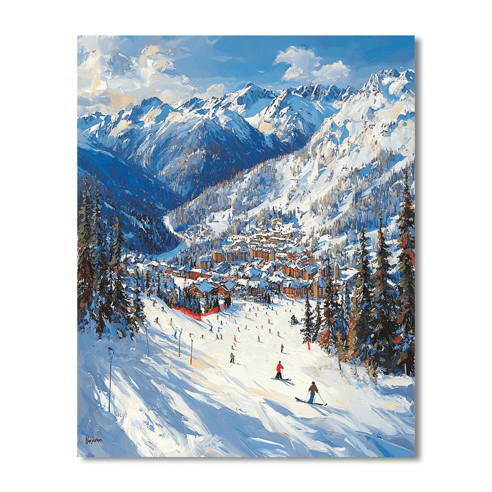 Whistler Blackcomb Numbered Painting Kits