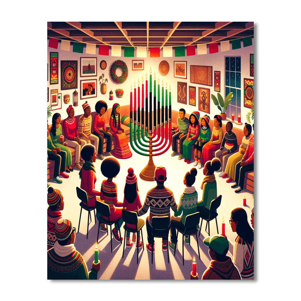 Kwanzaa Festival - Usa DIY Paint By Numbers