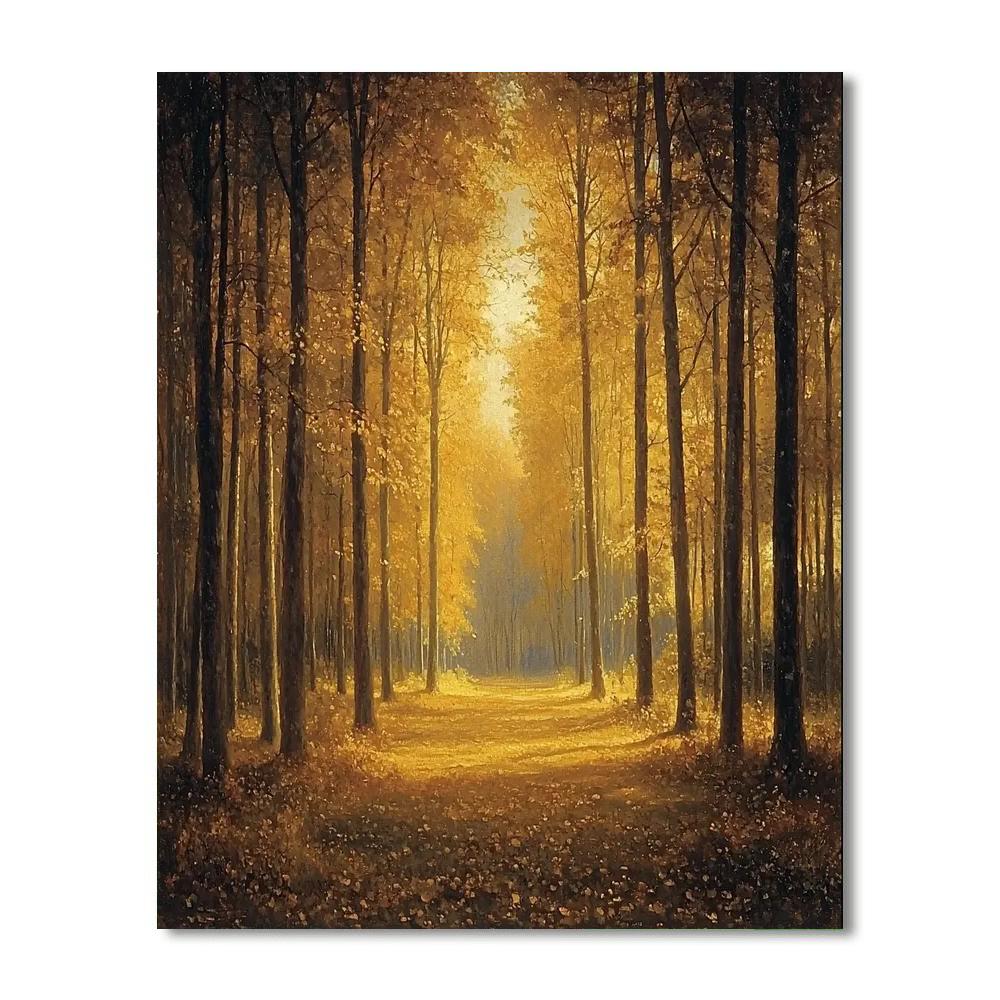 Jean-Baptiste-Camille Corot Inspired Enchanted Autumn  Paint By Numbers Kits