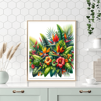 Lush Tropical Escape Paint By Number