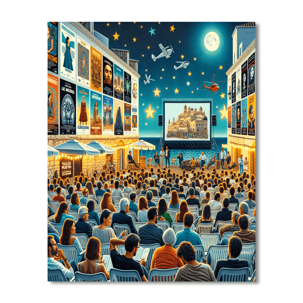 Tunis International Film Festival Painting By Numbers Kit