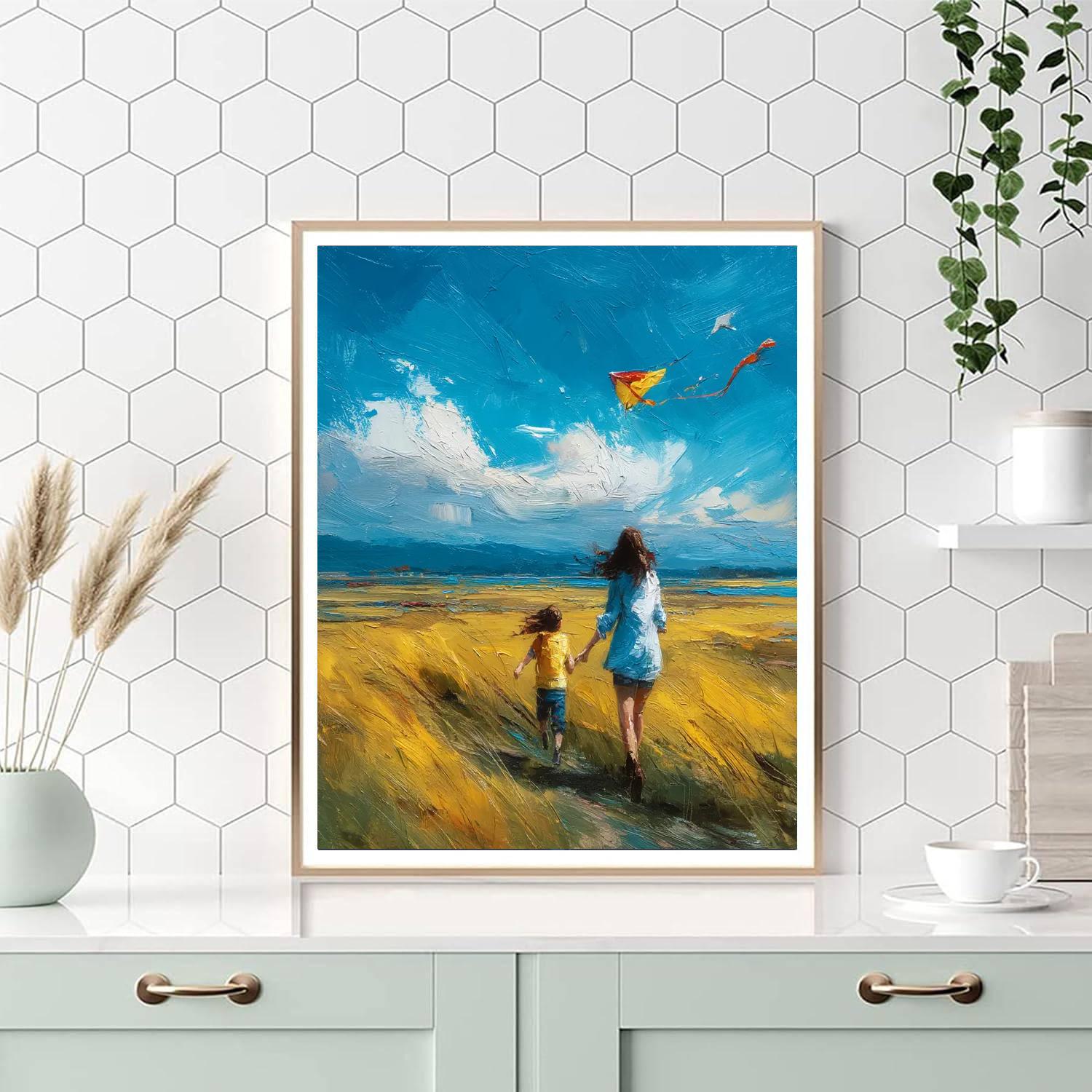 Kite-flying Dreams Paint By Color