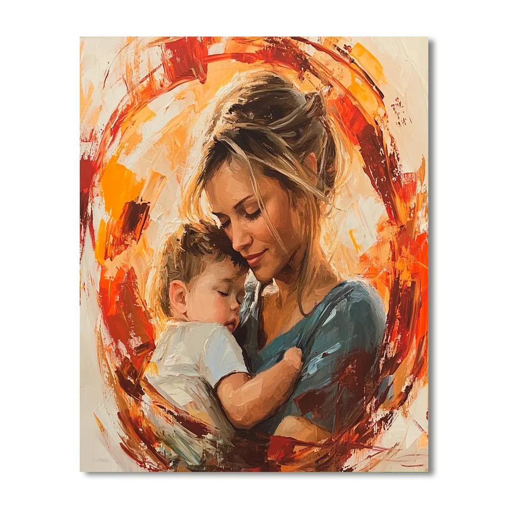 Mother’s Silent Strength Paint By Number