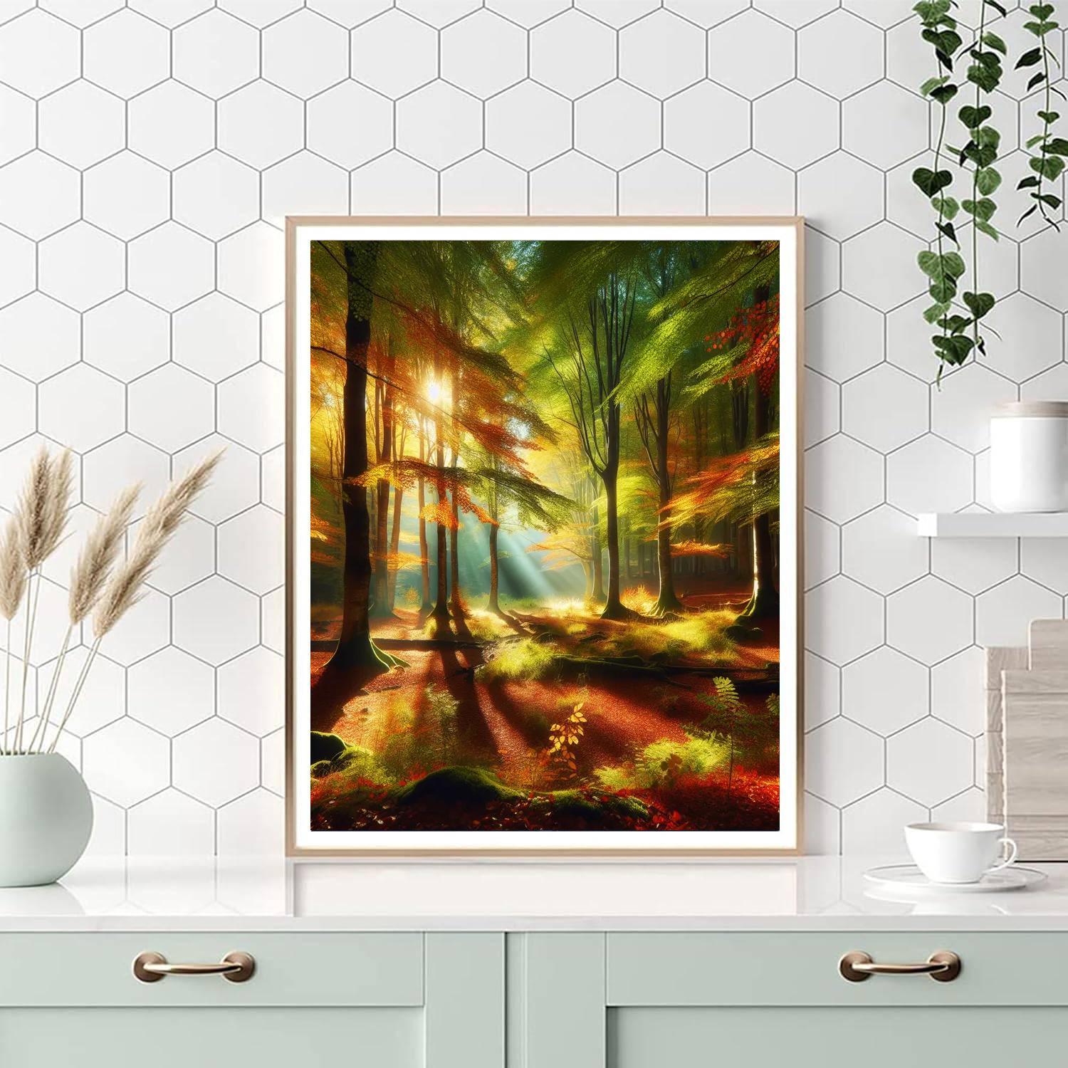 Autumn Forest Whisper Paint By Number