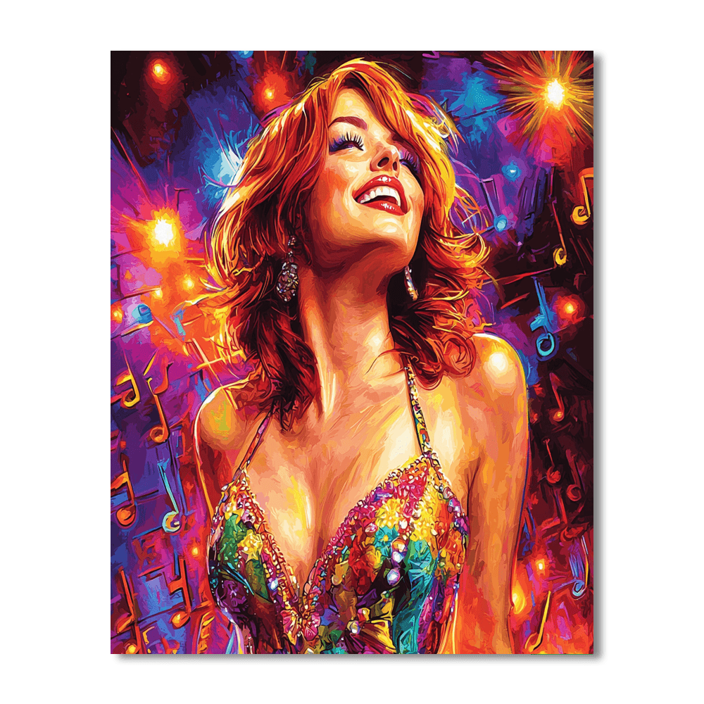 Emma Stone: Dancing With The Stars Of Storytelling Paint By Numbers