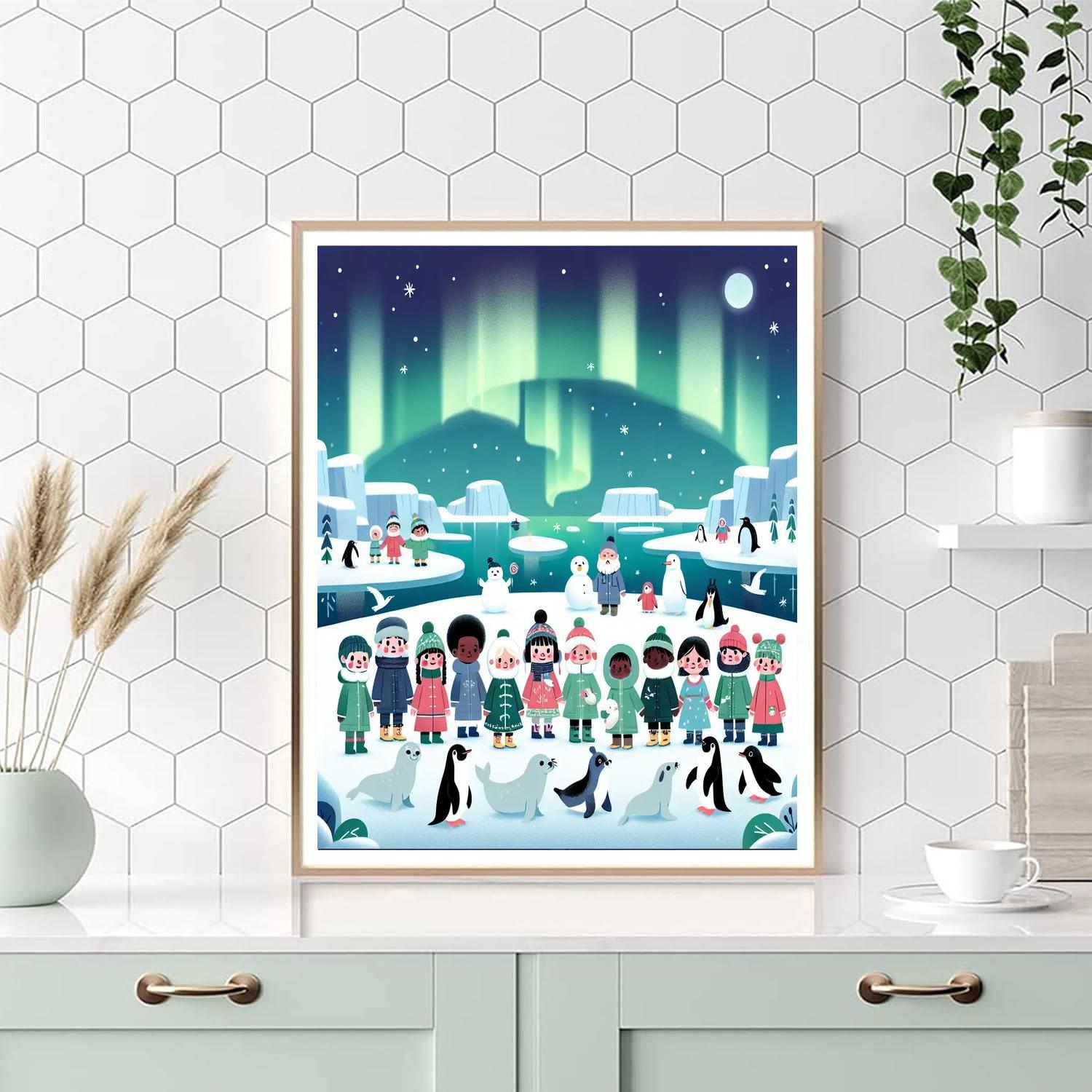 Arctic Aurora Wonderland Paint By Color