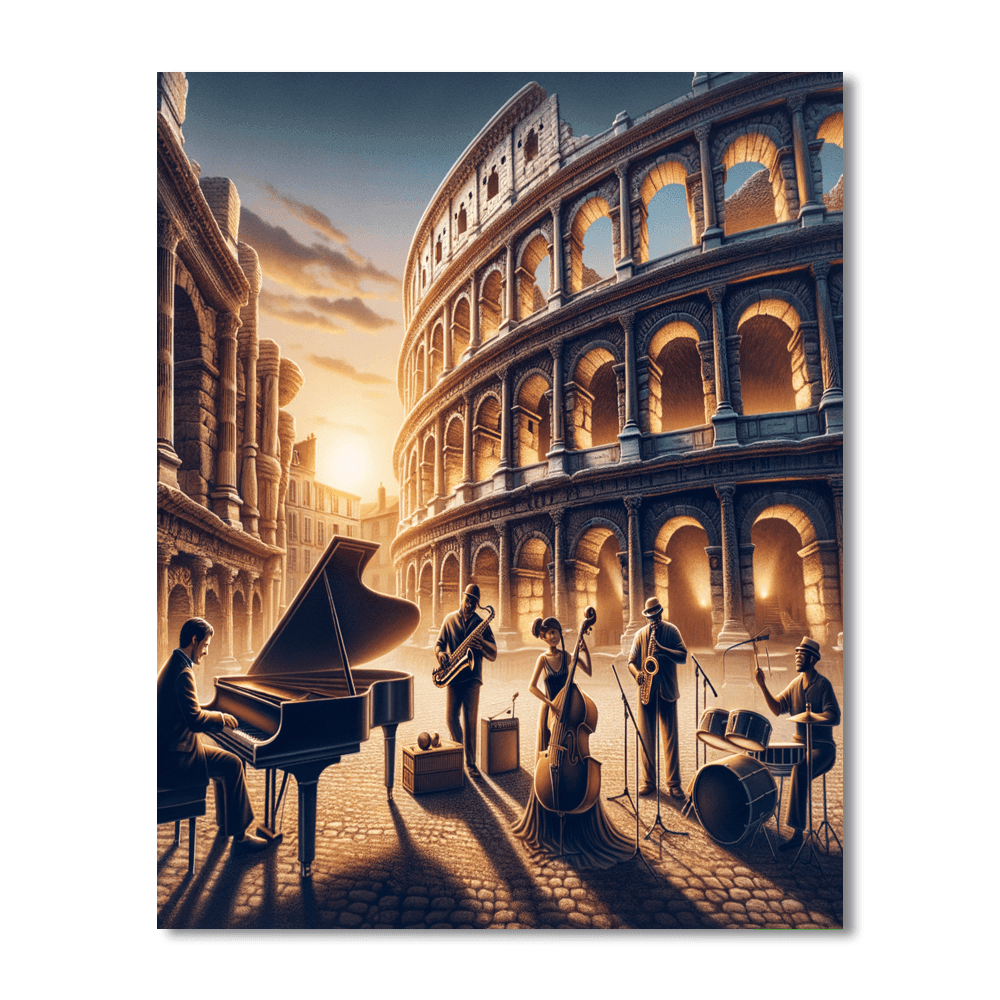 Jazz à Vienne - France Painting By Numbers Kit