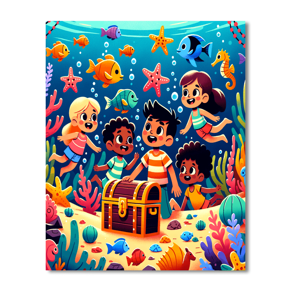 Underwater Expedition Painting By Numbers Kit