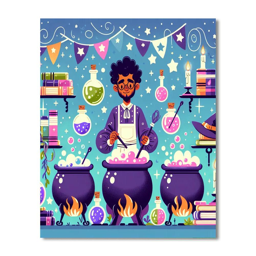 Magic Potions Lab Paint By Number