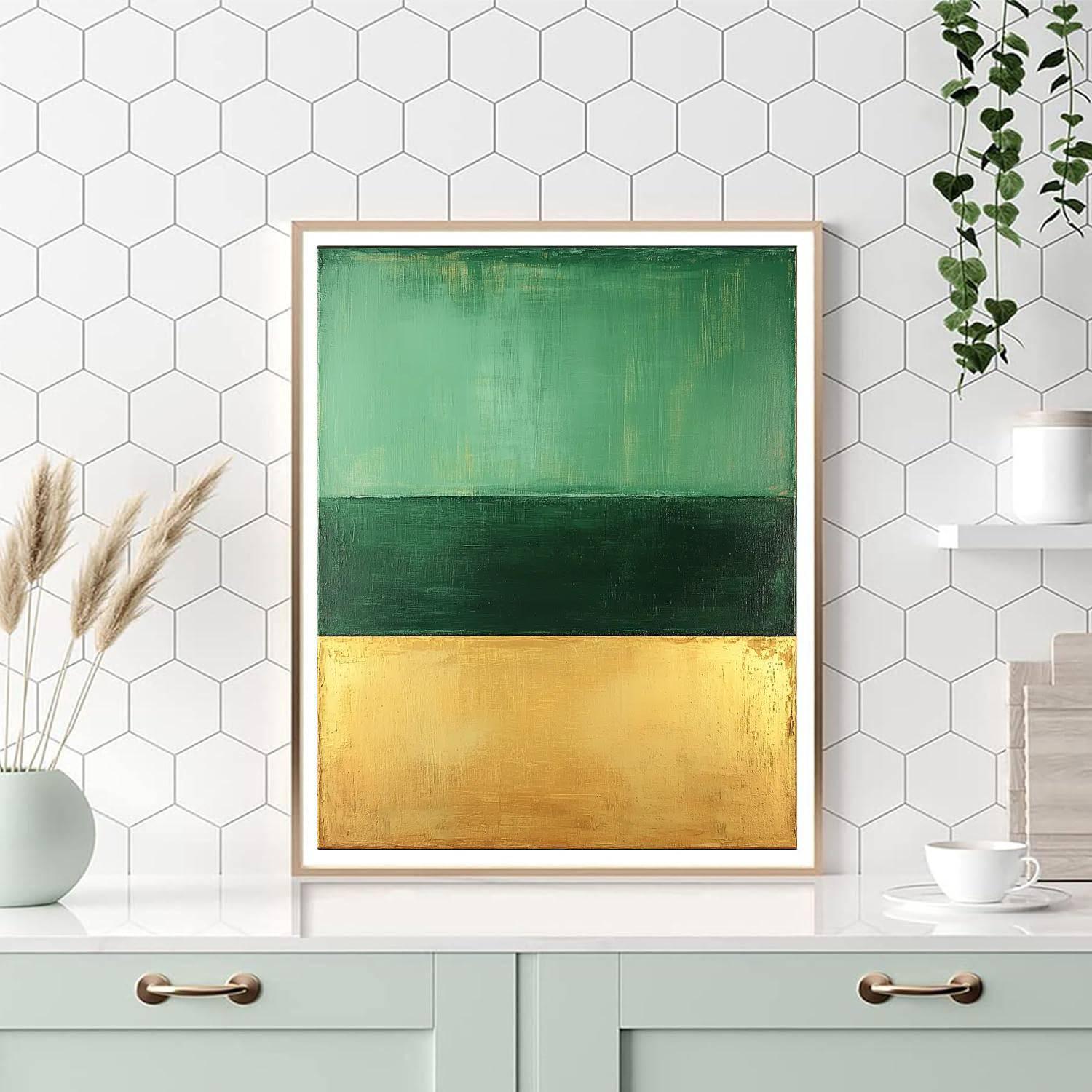 Mark Rothko Inspired Silent Harmony  Number Painting