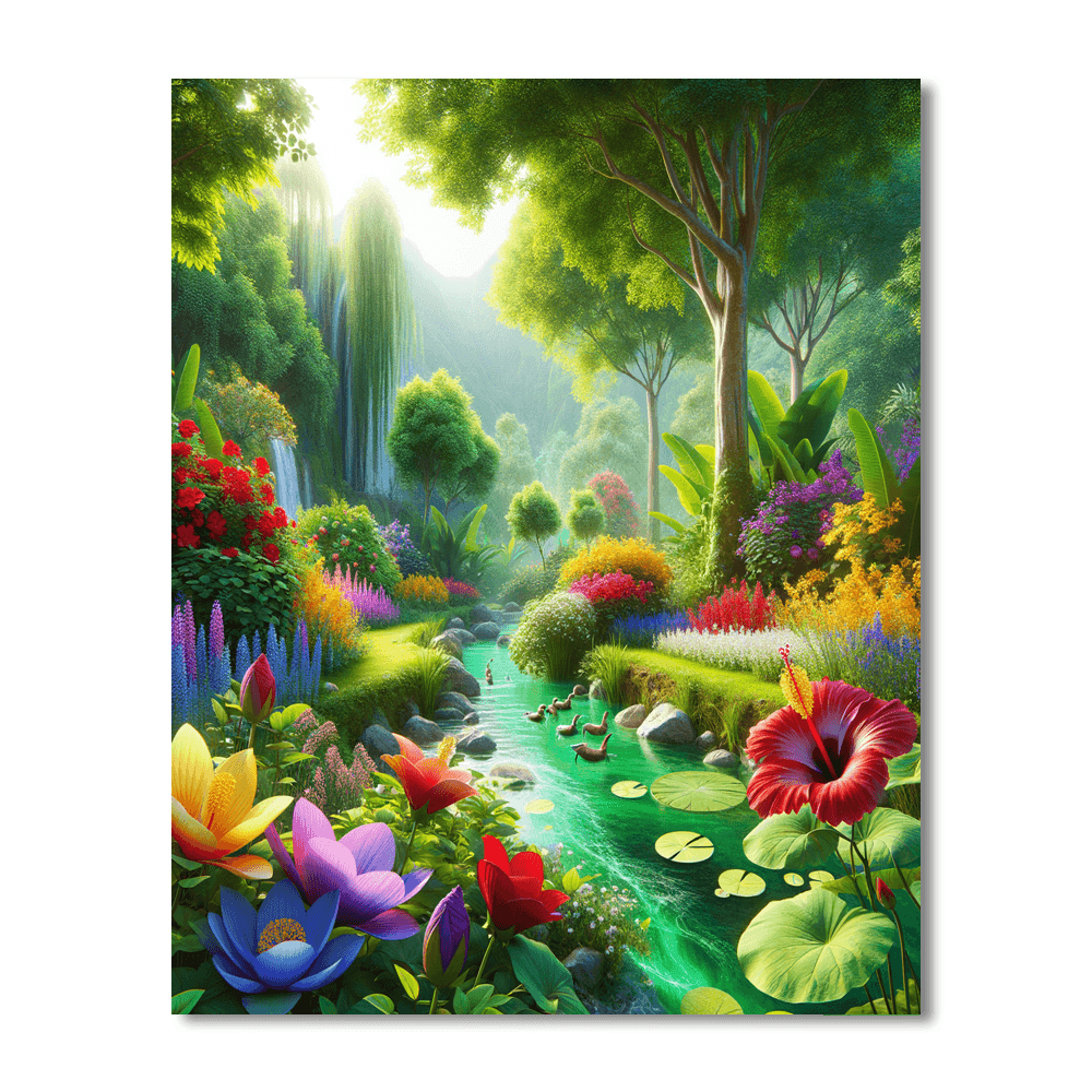 Blooming Oasis Paint By Numbers Kits
