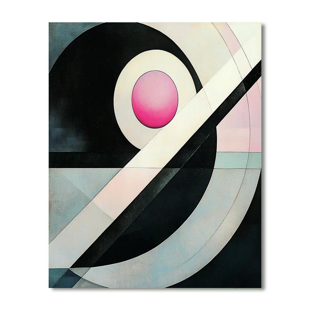 Kazimir Malevich Inspired Temporal Flow  Paint By Color