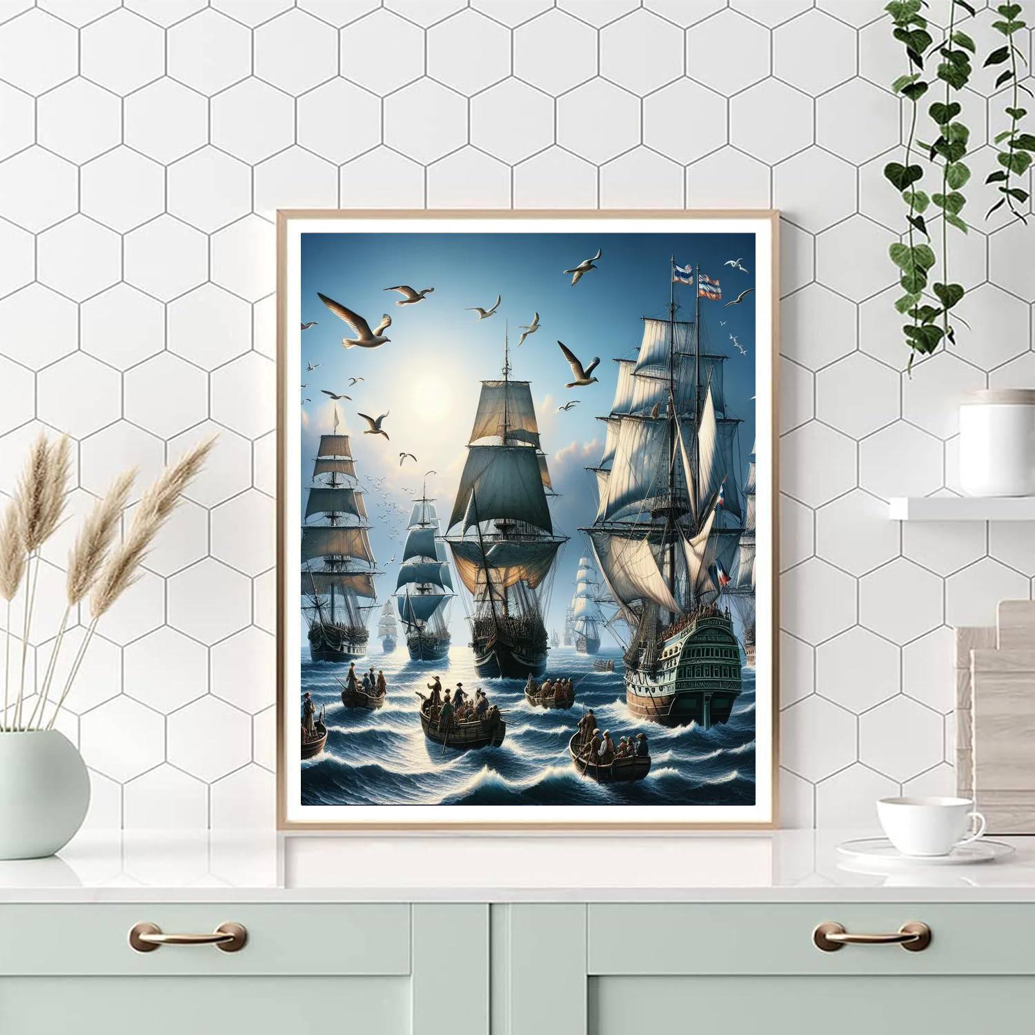 Classic Nautical Adventure Paint By Number