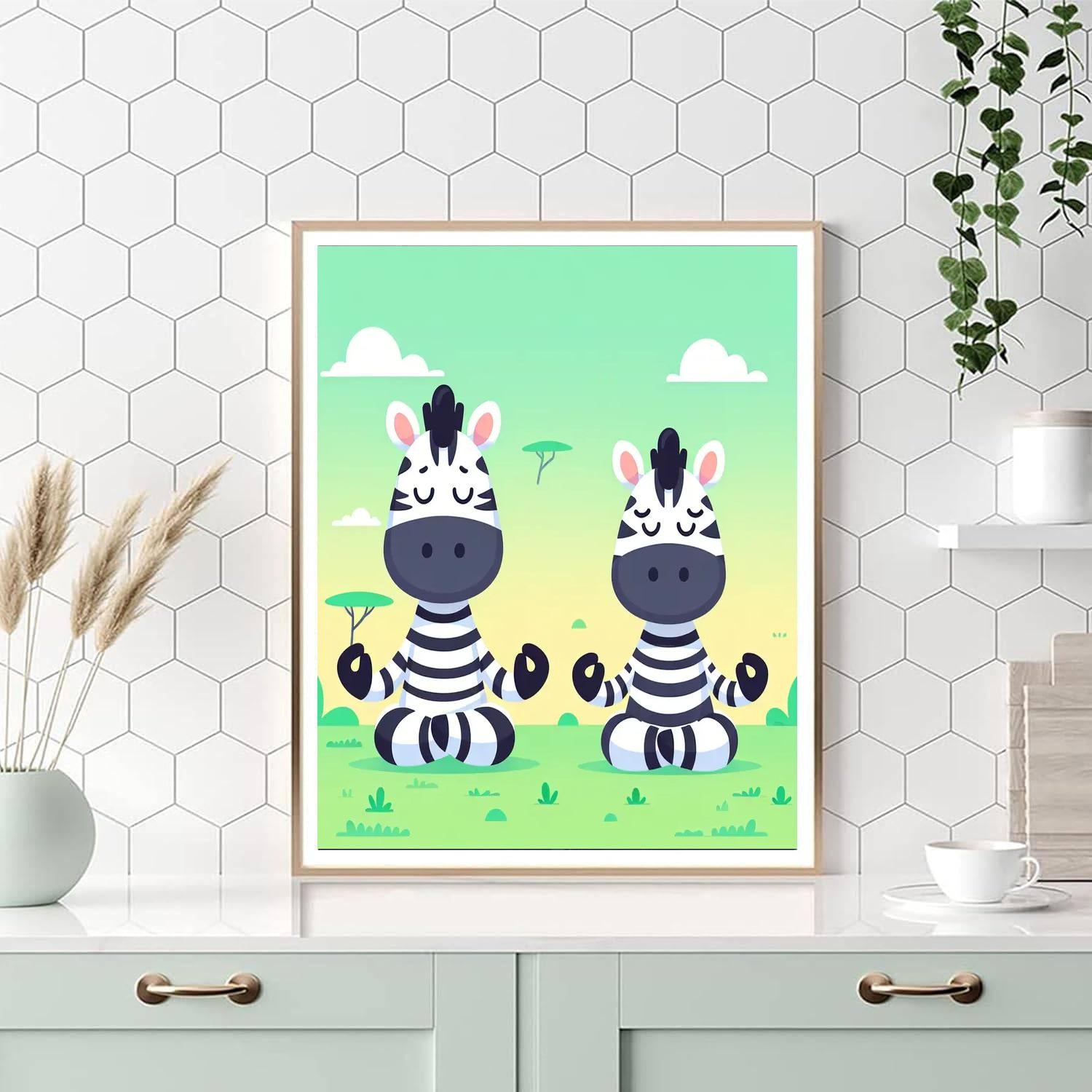 Zen Zebra Zen Numbered Painting Kits