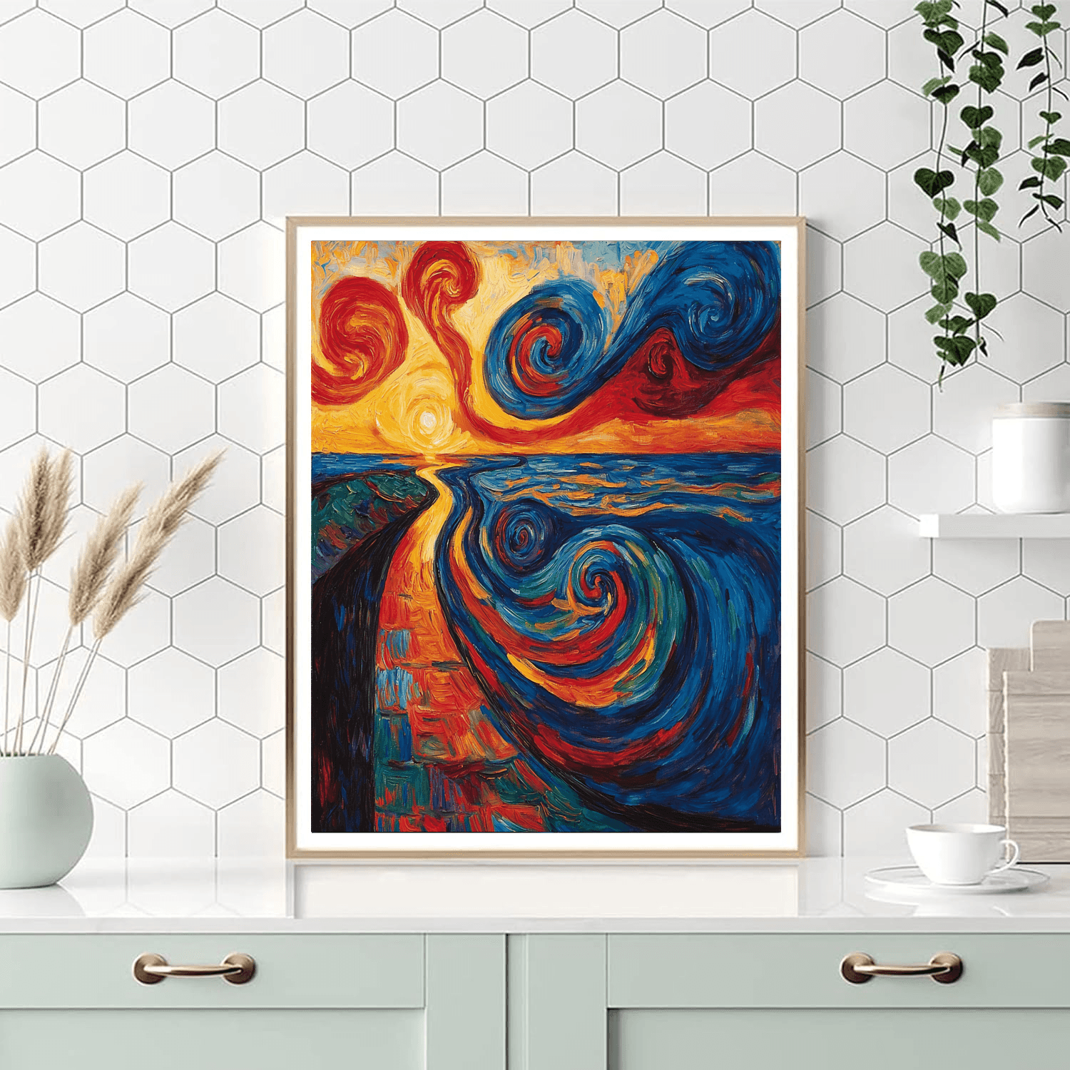 Munch Inspired Exploration Of Emotion  Numbered Painting Kits