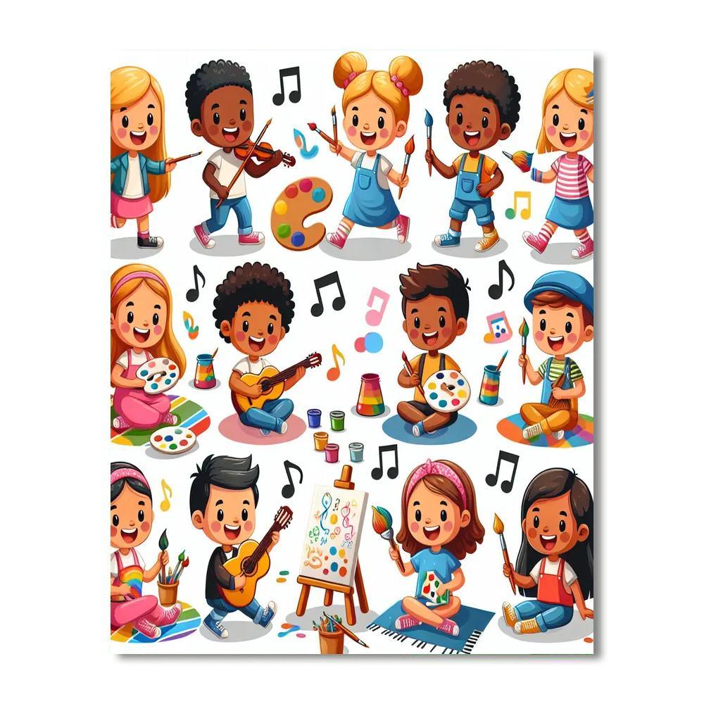 Creative Expression Painting Number Kit