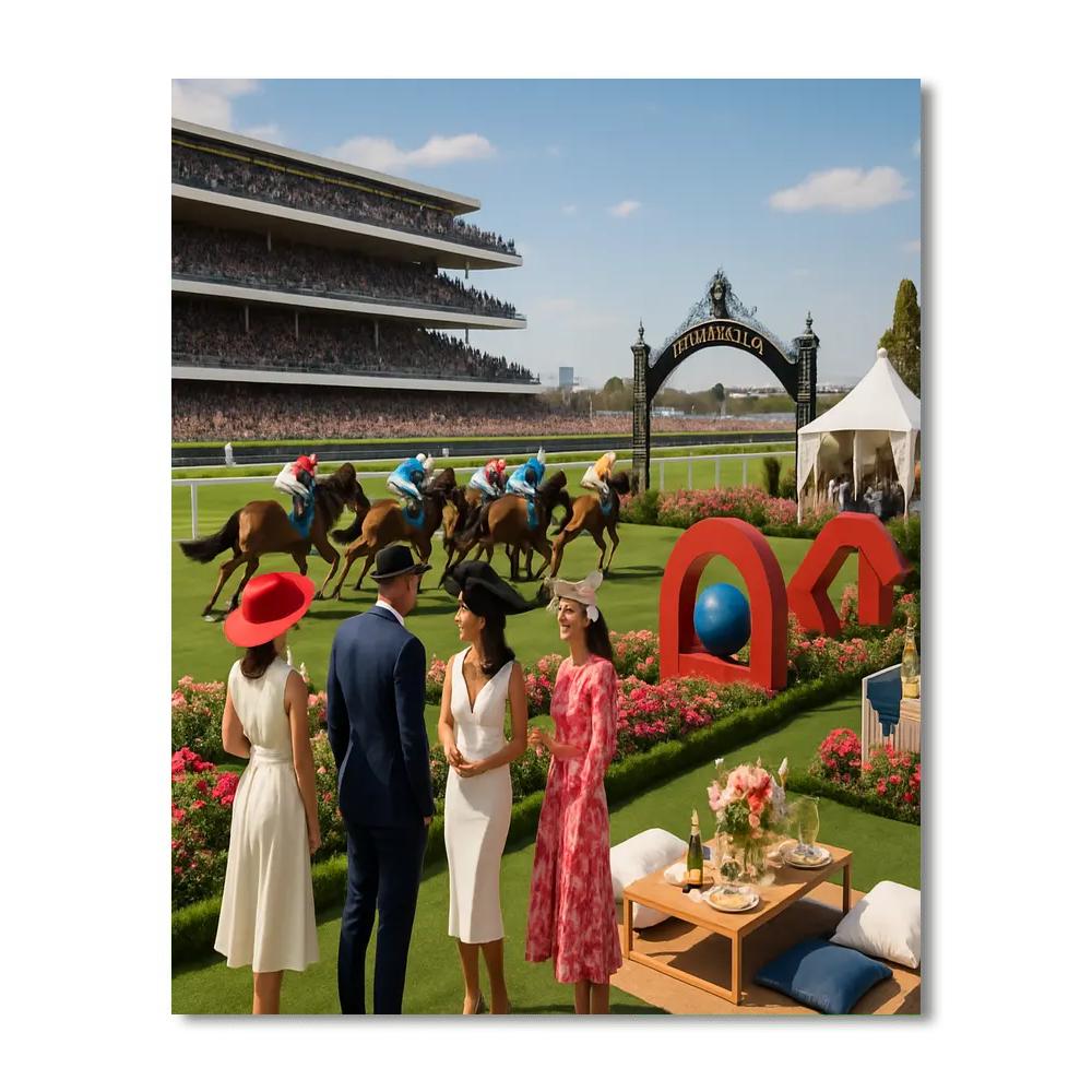 Melbourne Cup Carnival - Victoria DIY Paint By Numbers