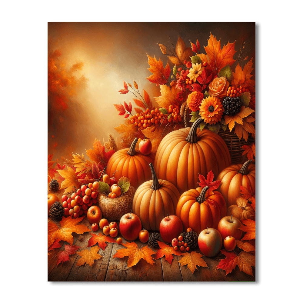Autumn Harvest - DIY Painting By Numbers Kit
