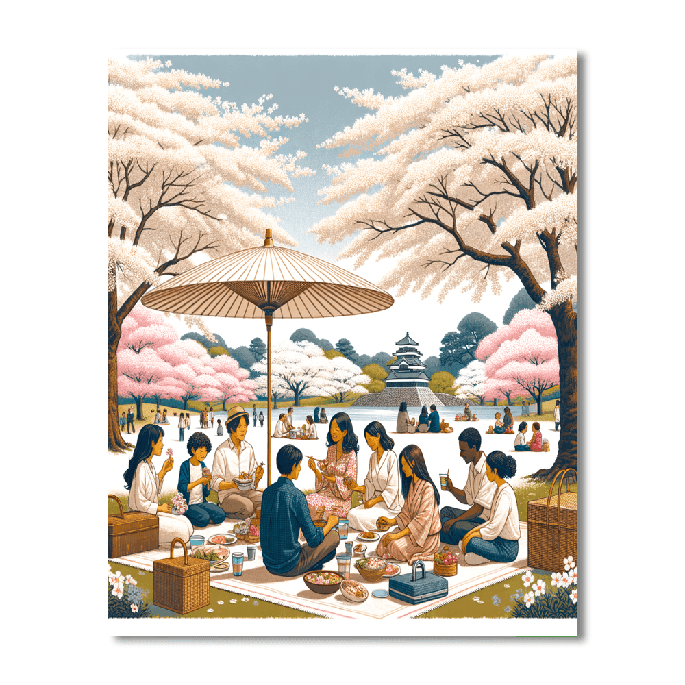 Hanami - Japan Paint By Color
