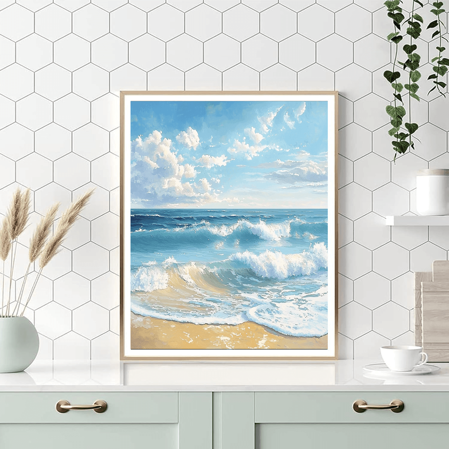 Winslow Homer Inspired Serene Sea Breeze  Paint By Color