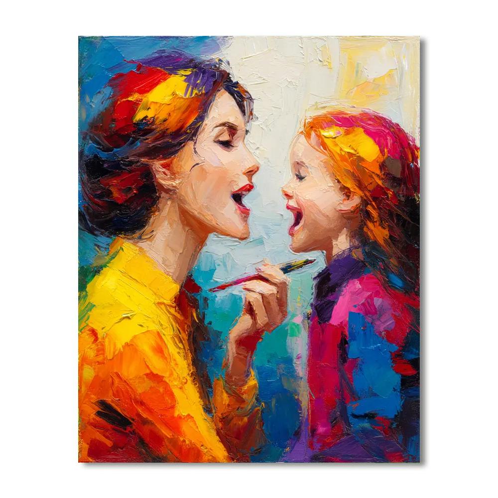 An Artistic Heart Numbered Painting Kits