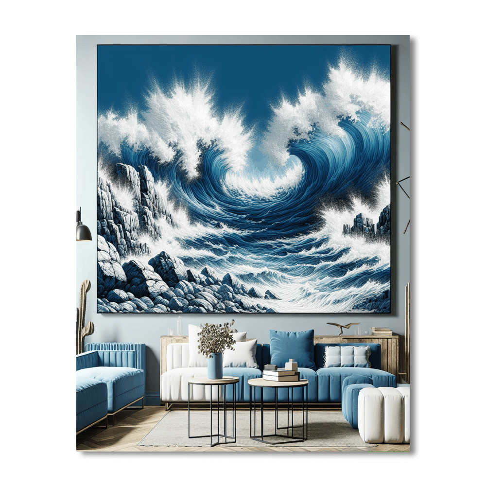 Tidal Wave Dance Paint By Numbers