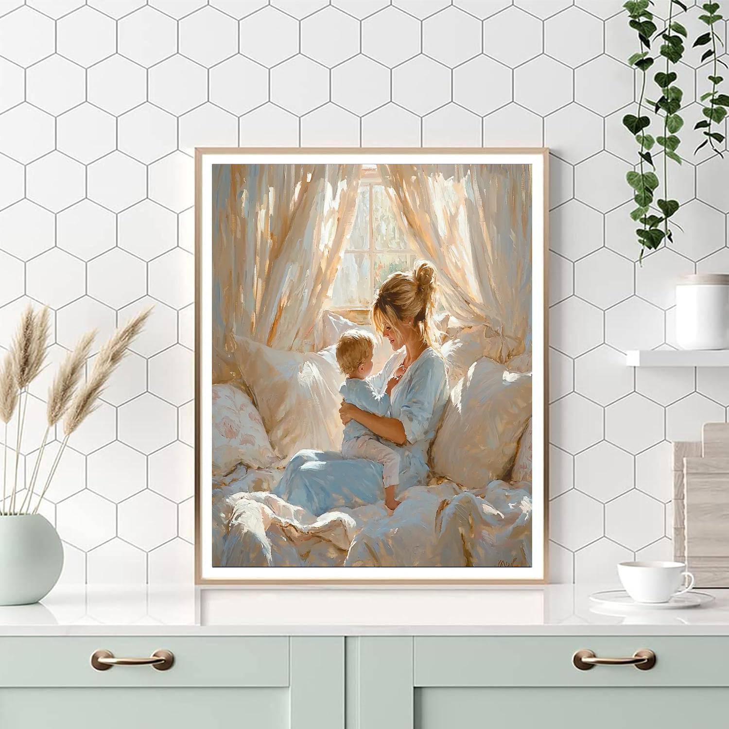 The Morning Cuddle Paint By Color
