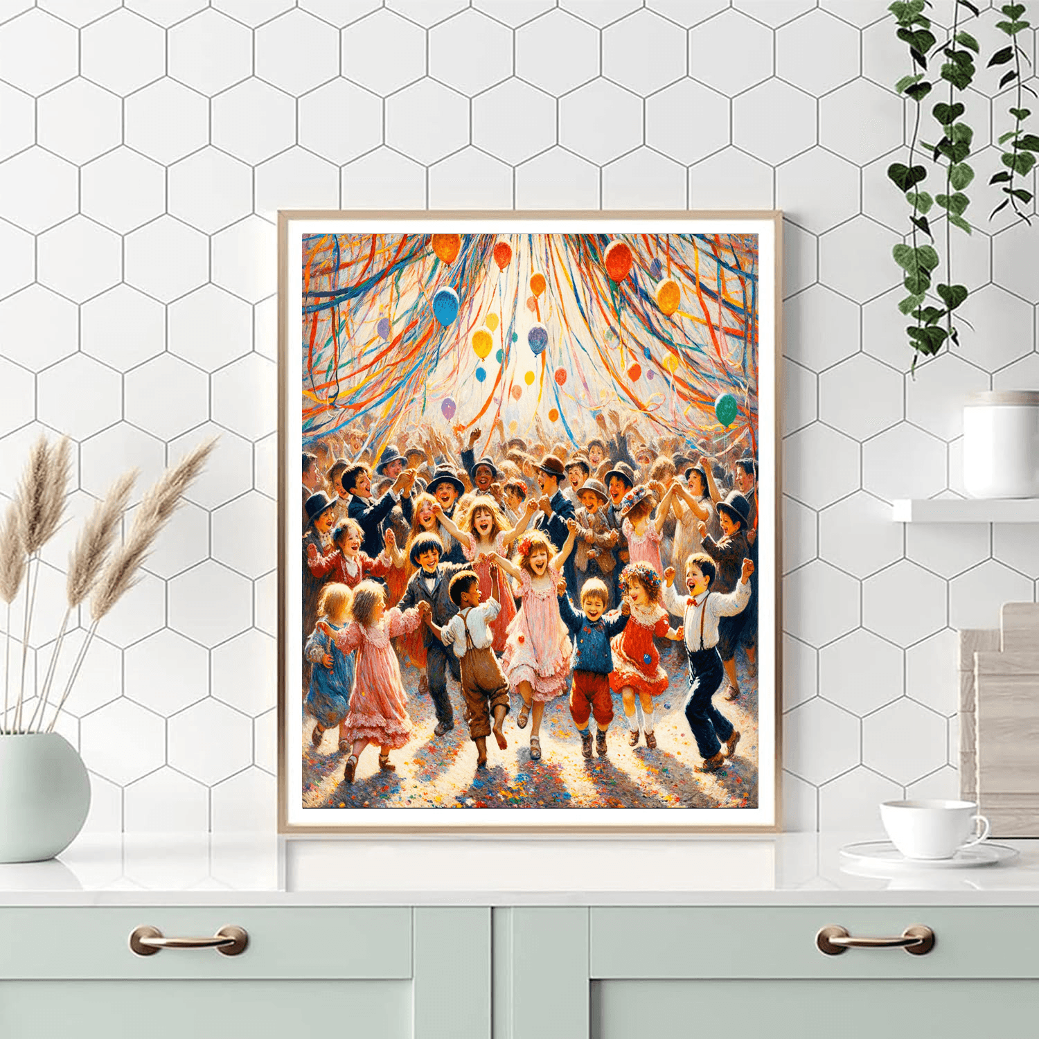 Joyful Festival Celebration Paint By Color