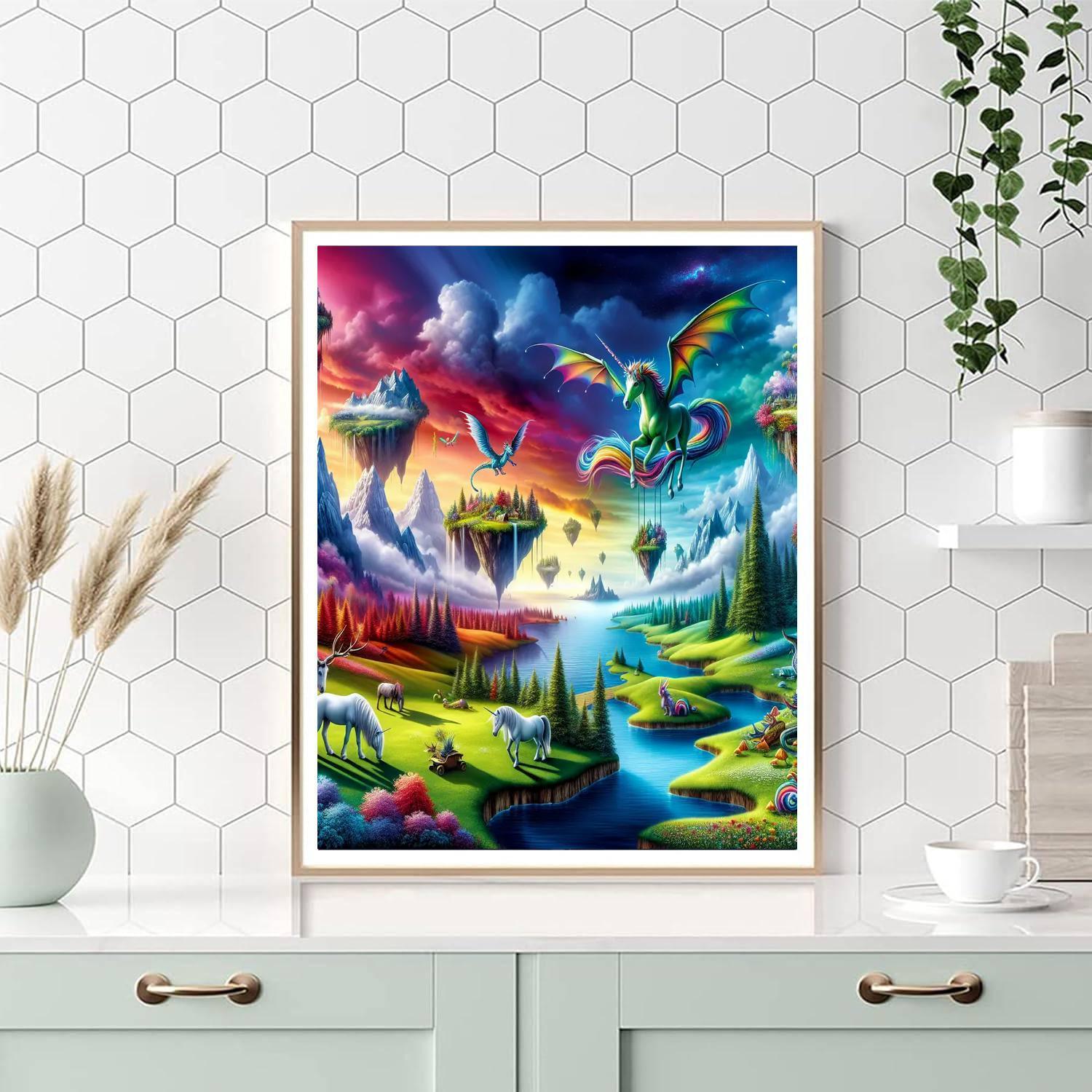 Captivating Fantasy World Paint By Numbers