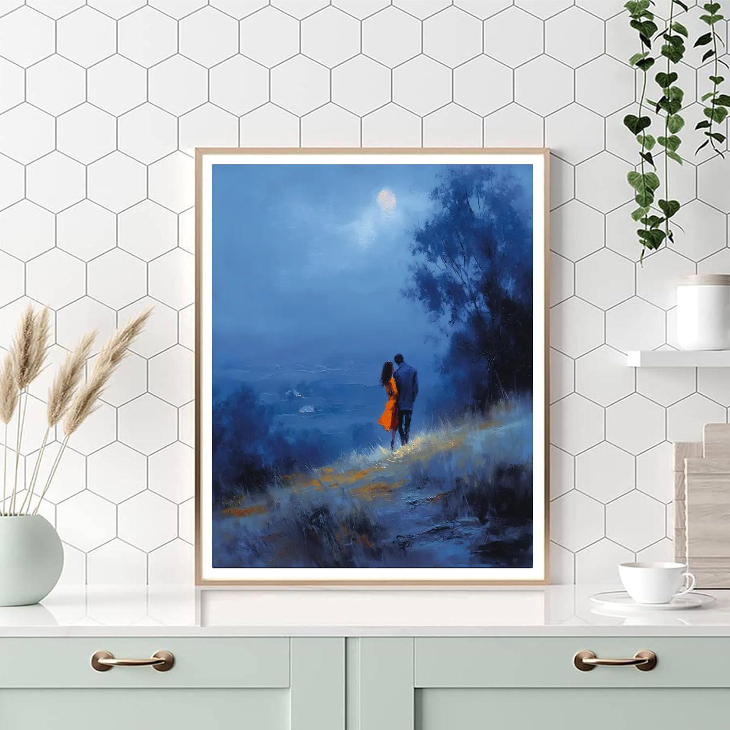 Love Under The Moonlight DIY Paint By Numbers