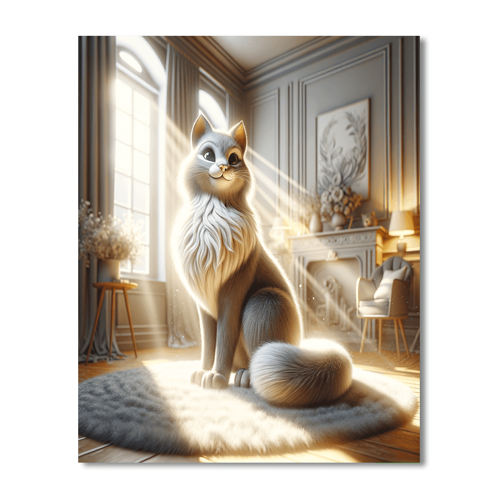 Feline Grace DIY Paint By Numbers