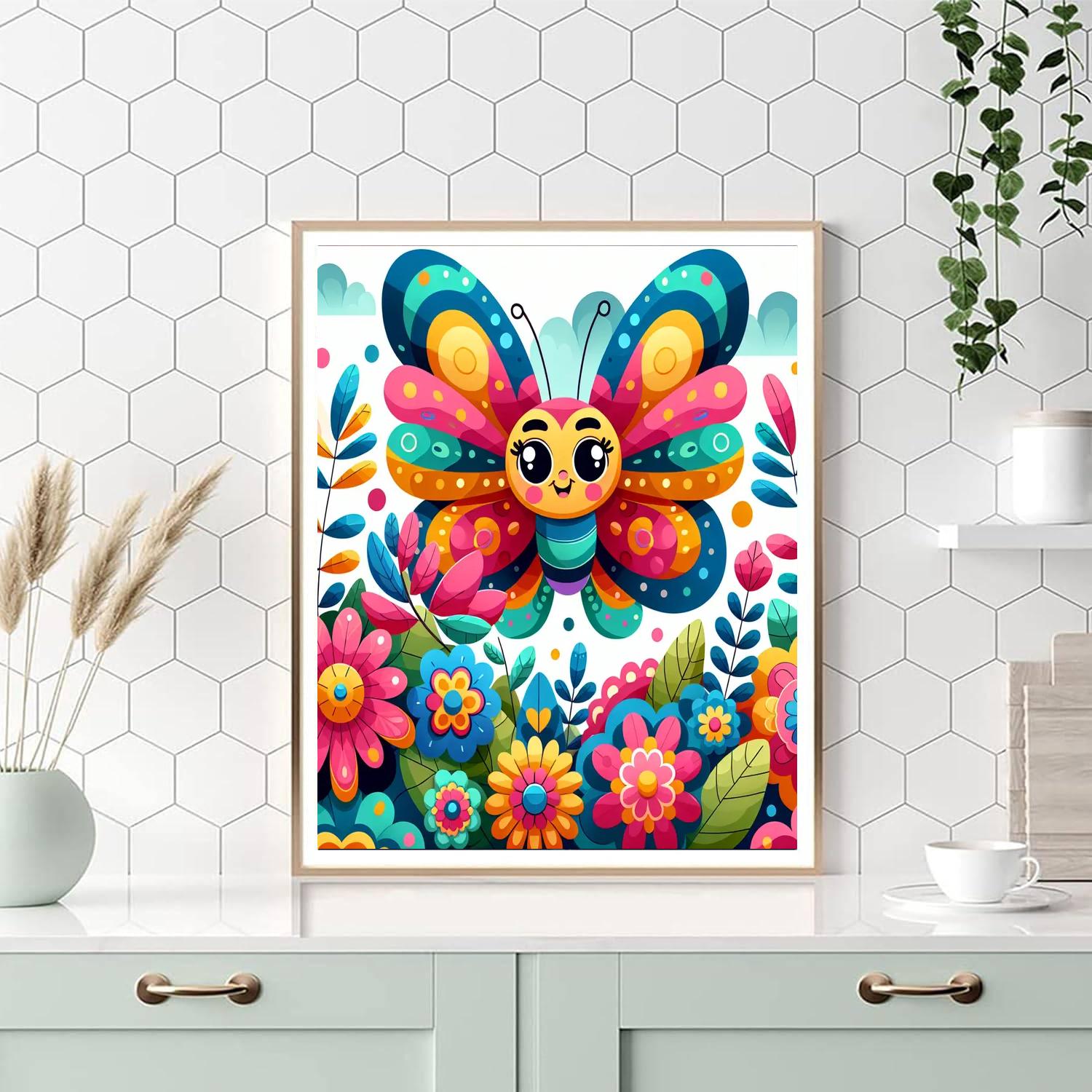 Enchanting Butterfly Numbered Painting Kits