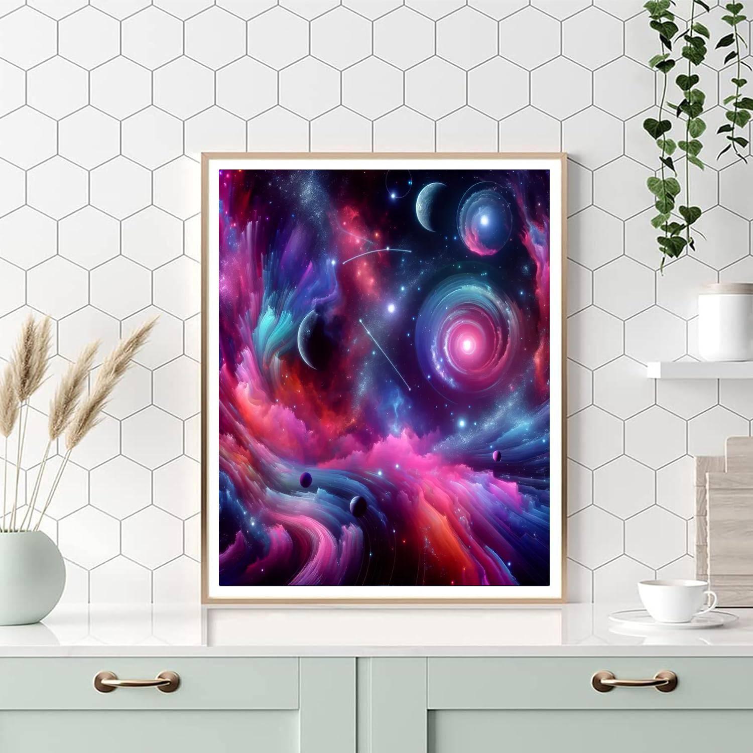 Galactic Neon Dreams Paint By Color