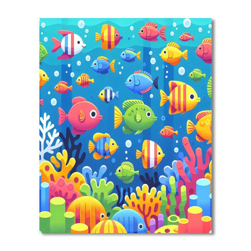 Ocean Deep Mysteries Paint By Numbers Art