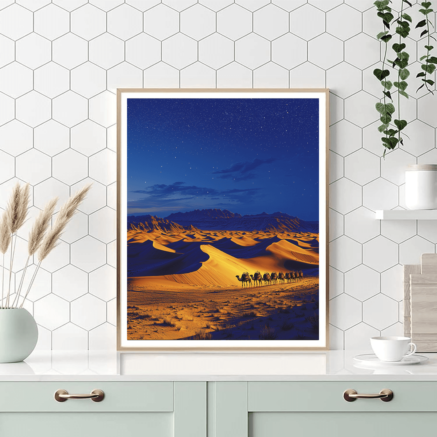 Gobi Desert - Mongolia Painting Number Kit