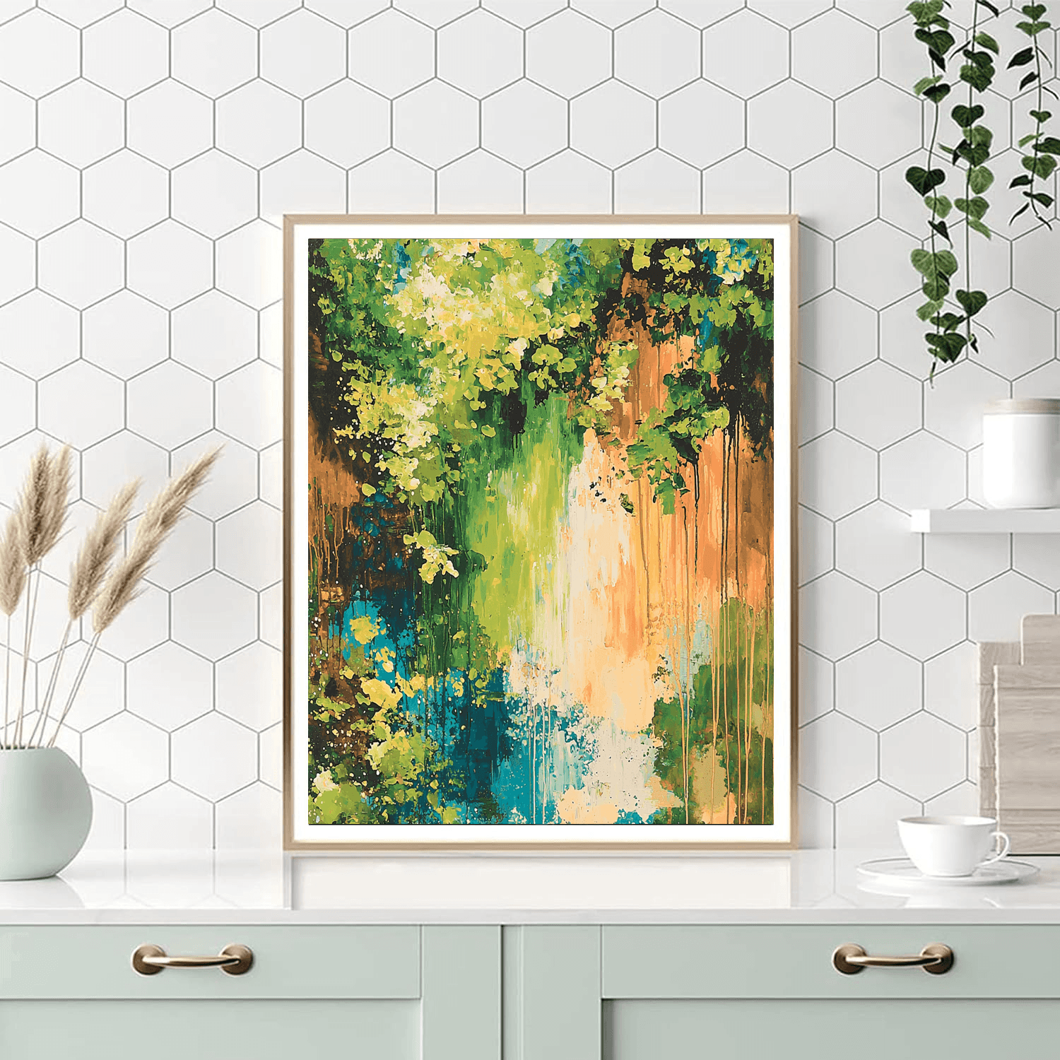 Jackson Pollock Inspired Abstraction In Nature  Paint By Numbers Kits