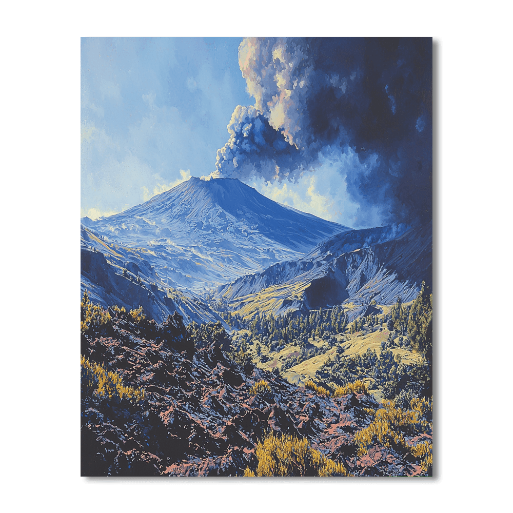 Mount Etna - Sicily, Italy Paint By Numbers Kits