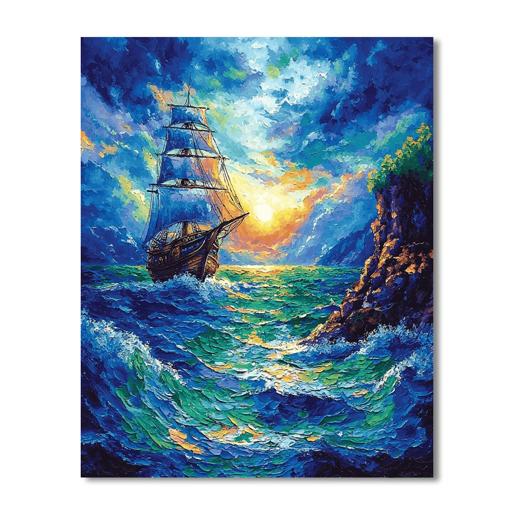 J.R.R. Tolkien Inspired Fantasy Voyage  DIY Paint By Numbers