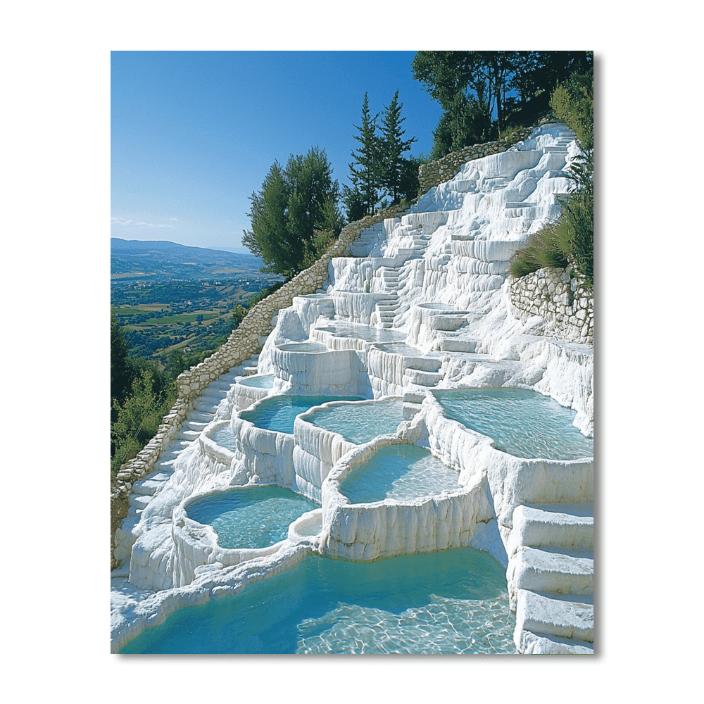 Pamukkale - Turkey DIY Paint By Numbers