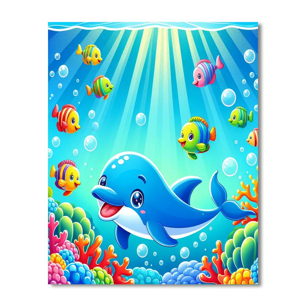 Ocean Adventure Explorers Painting Number Kit