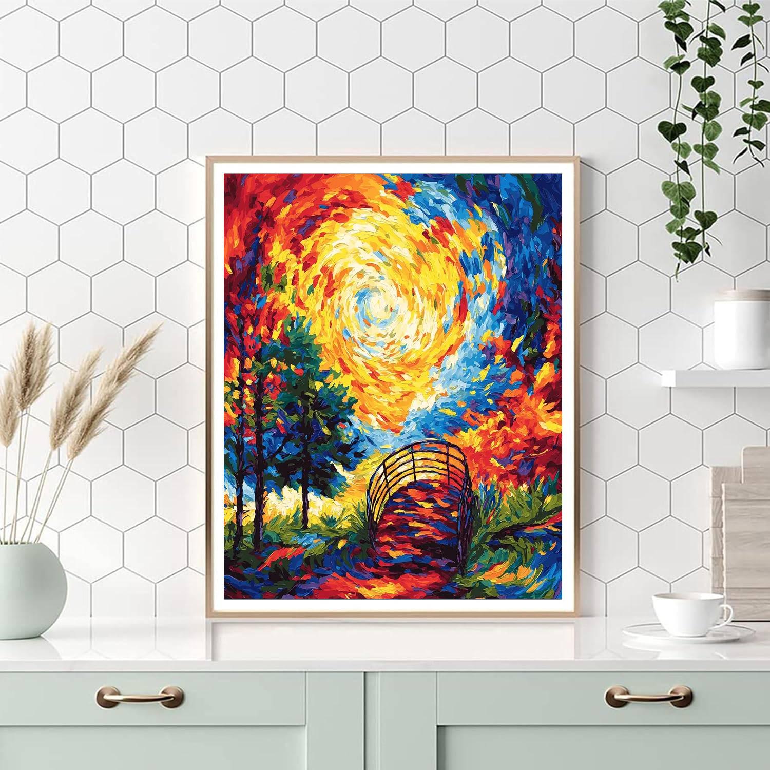 Paul Cézanne Inspired Vivid Symphony  Paint By Numbers Kits