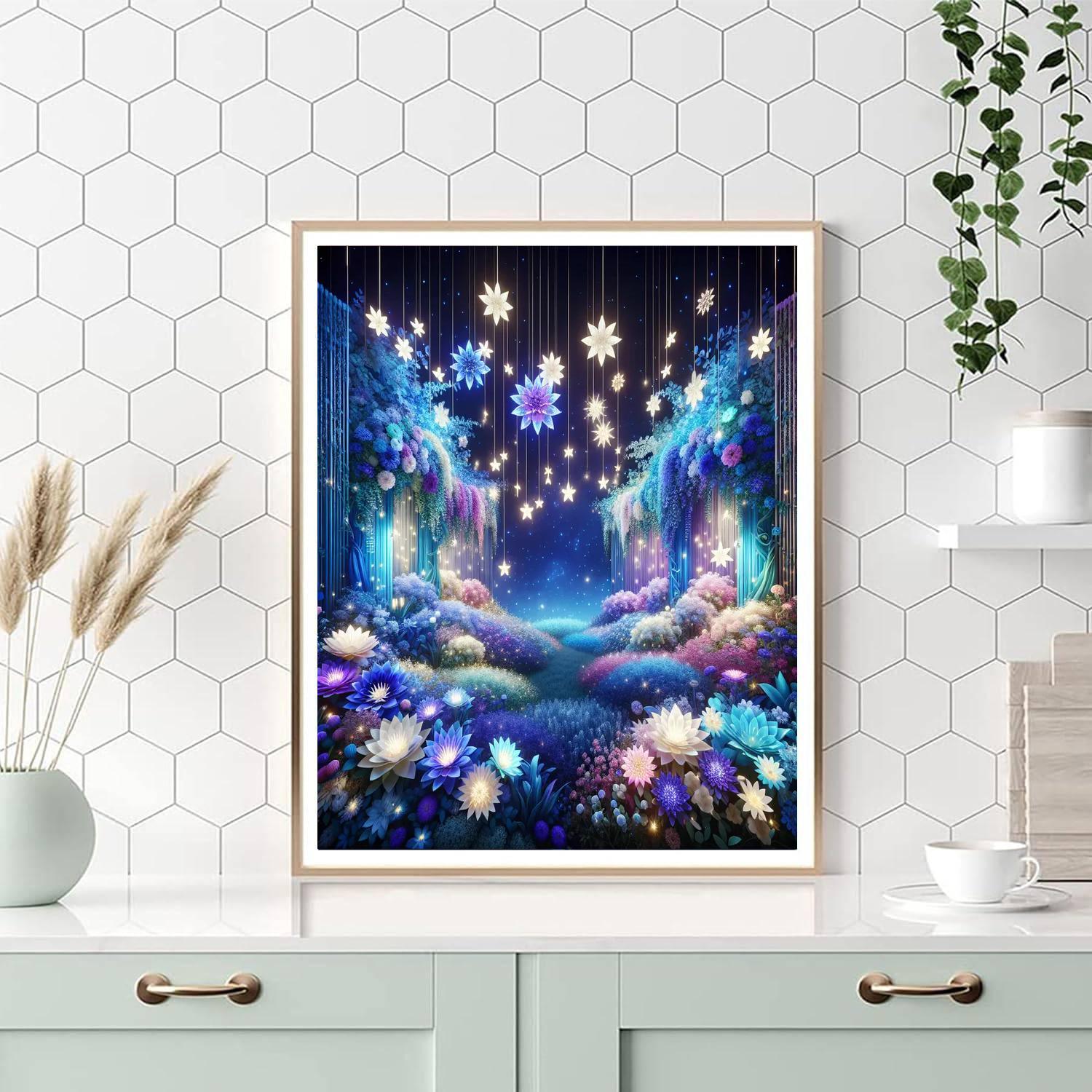 Dreamy Starlit Garden Paint By Color