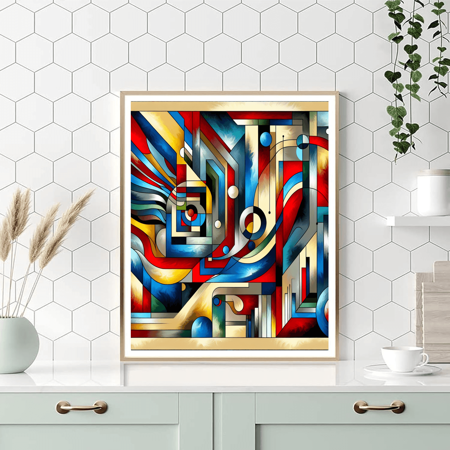 Bold Abstract Patterns Painting By Numbers Kit