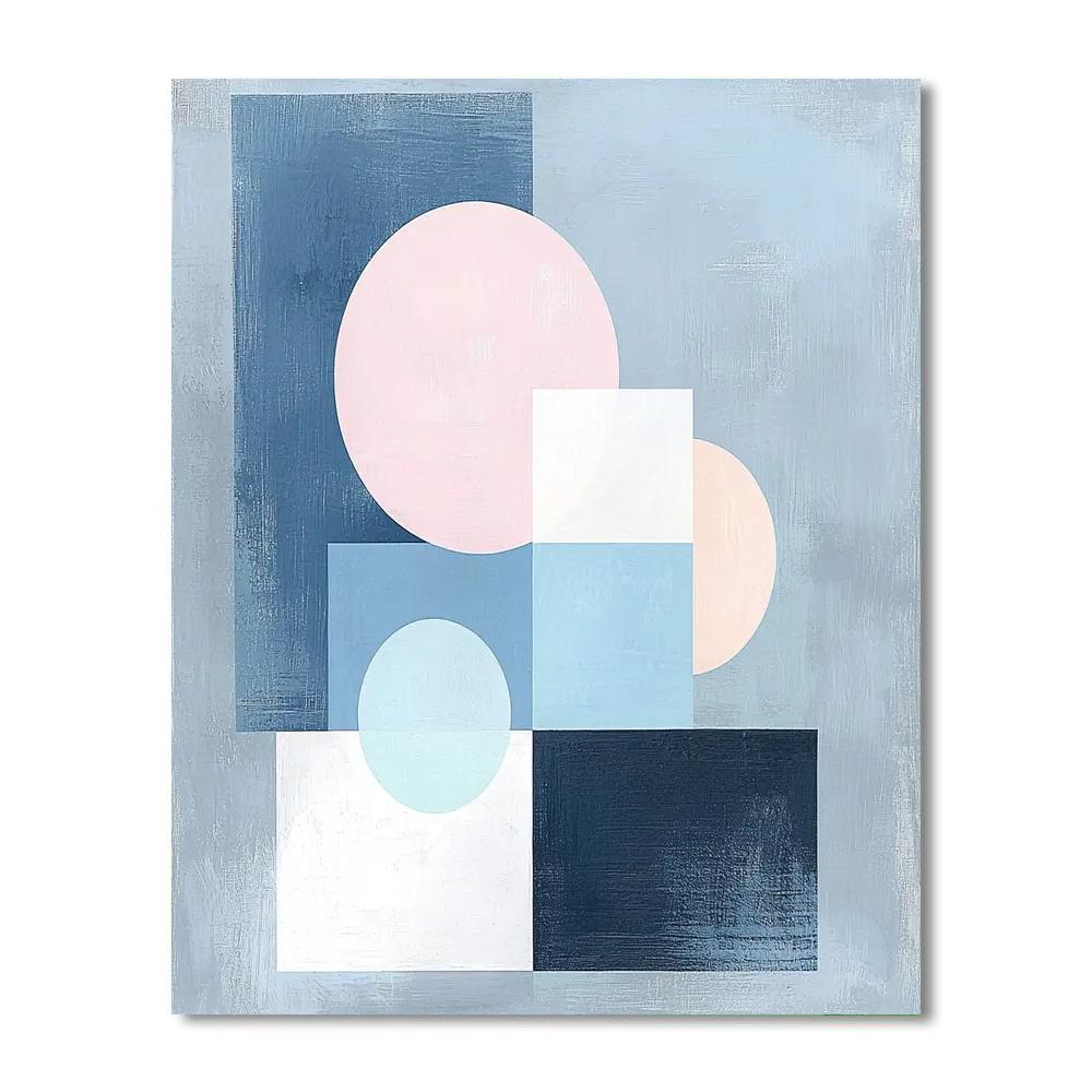 Kazimir Malevich Inspired Ethereal Forms  DIY Paint By Numbers