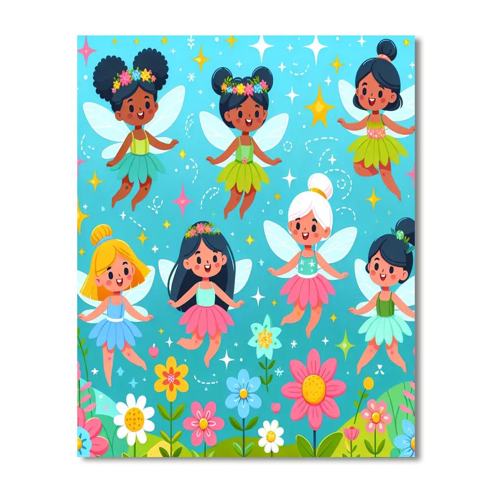 Adventure With The Fairies Painting Number Kit