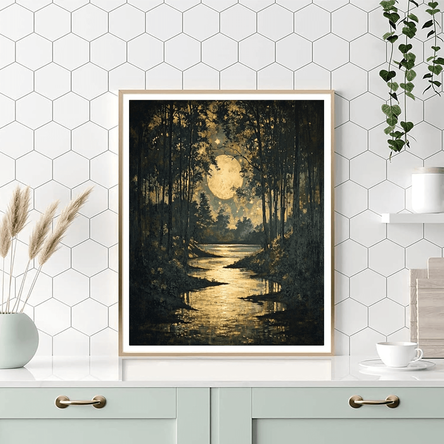 James McNeill Whistler Inspired Ethereal Nocturne  Painting By Numbers Kit